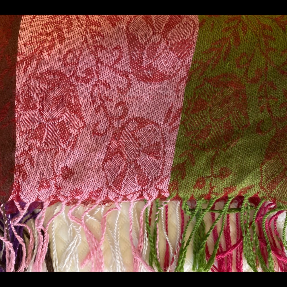 Patchwork Pashmina - Multi Color - image 5